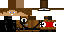 Minecraft skin texture, 64x32 legacy pixels
