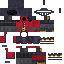 Minecraft skin texture, 64x64 pixels