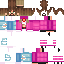 Minecraft skin texture, 64x64 pixels