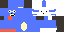 Minecraft skin texture, 64x32 legacy pixels