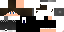 Minecraft skin texture, 64x32 legacy pixels