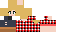 Minecraft skin texture, 64x32 legacy pixels