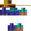 Minecraft skin texture, 64x64 pixels