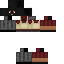 Minecraft skin texture, 64x64 pixels