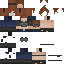 Minecraft skin texture, 64x64 pixels