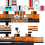 Minecraft skin texture, 64x64 pixels