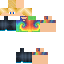 Minecraft skin texture, 64x64 pixels