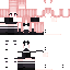 Minecraft skin texture, 64x64 pixels