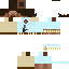 Minecraft skin texture, 64x64 pixels