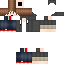Minecraft skin texture, 64x64 pixels