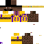 Minecraft skin texture, 64x64 pixels
