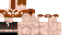 Minecraft skin texture, 64x32 legacy pixels