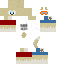 Minecraft skin texture, 64x64 pixels
