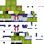 Minecraft skin texture, 64x64 pixels