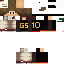 Minecraft skin texture, 64x64 pixels