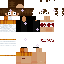 Minecraft skin texture, 64x64 pixels
