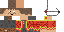 Minecraft skin texture, 64x32 legacy pixels