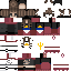 Minecraft skin texture, 64x64 pixels