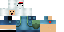 Minecraft skin texture, 64x32 legacy pixels