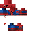 Minecraft skin texture, 64x64 pixels