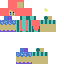 Minecraft skin texture, 64x64 pixels