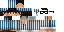Minecraft skin texture, 64x32 legacy pixels
