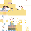 Minecraft skin texture, 64x64 pixels