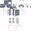Minecraft skin texture, 64x64 pixels
