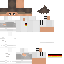 Minecraft skin texture, 64x64 pixels