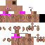 Minecraft skin texture, 64x64 pixels