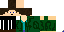 Minecraft skin texture, 64x32 legacy pixels