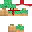 Minecraft skin texture, 64x64 pixels