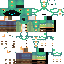 Minecraft skin texture, 64x64 pixels