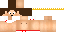 Minecraft skin texture, 64x32 legacy pixels