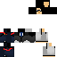 Minecraft skin texture, 64x64 pixels