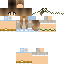 Minecraft skin texture, 64x64 pixels