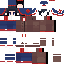 Minecraft skin texture, 64x64 pixels