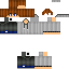 Minecraft skin texture, 64x64 pixels