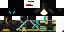 Minecraft skin texture, 64x32 legacy pixels