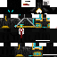 Minecraft skin texture, 64x64 pixels
