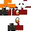 Minecraft skin texture, 64x64 pixels