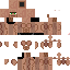 Minecraft skin texture, 64x64 pixels