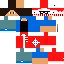 Minecraft skin texture, 64x64 pixels