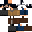 Minecraft skin texture, 64x64 pixels