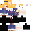 Minecraft skin texture, 64x64 pixels