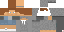 Minecraft skin texture, 64x32 legacy pixels