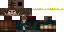 Minecraft skin texture, 64x32 legacy pixels