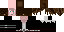 Minecraft skin texture, 64x32 legacy pixels