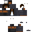 Minecraft skin texture, 64x64 pixels