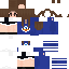 Minecraft skin texture, 64x64 pixels